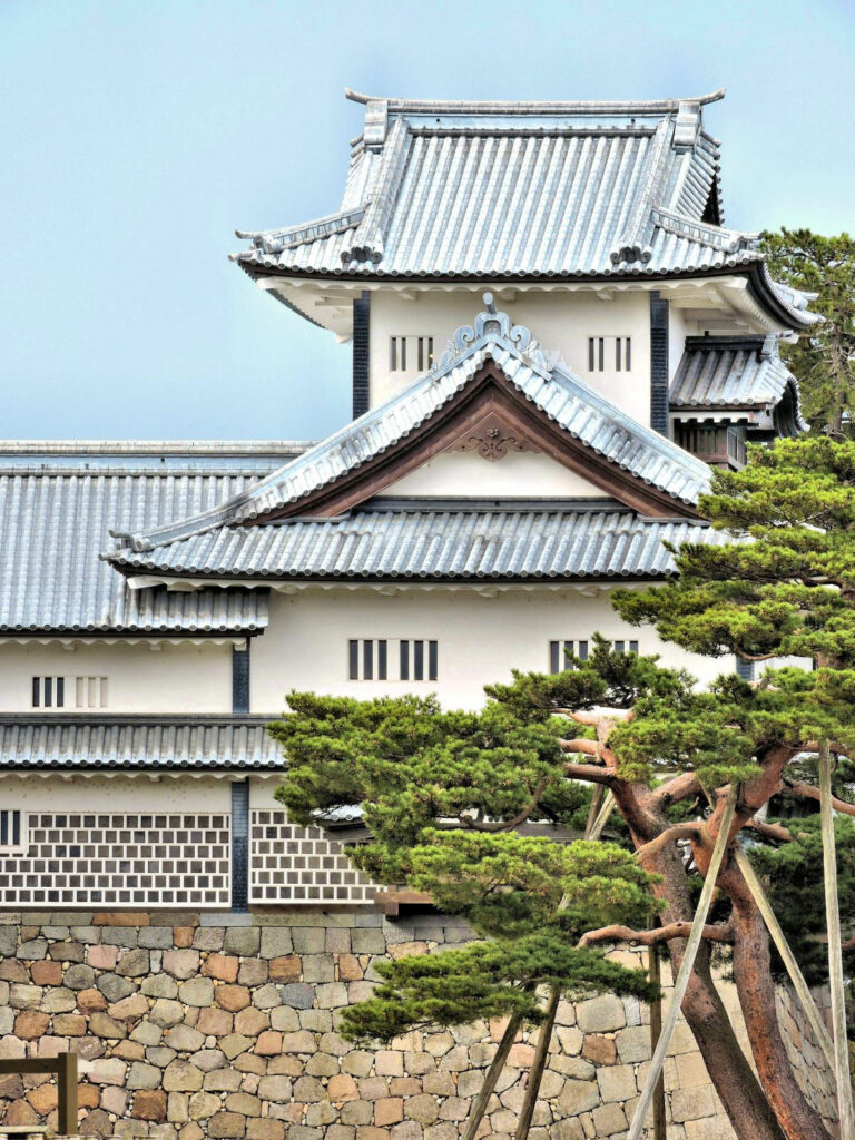 Japanese castle turret