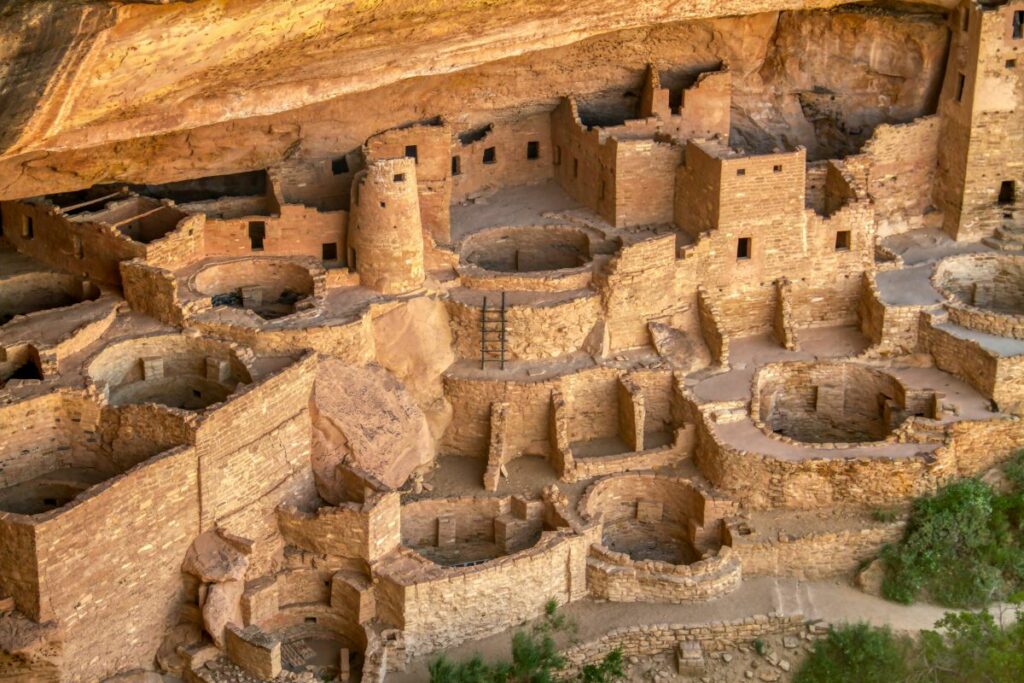 lots of kivas inside cliff palace